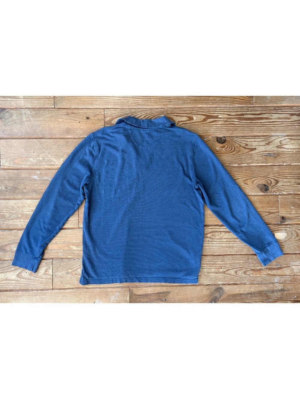 Brooks Brothers Men’s Large Slim Fit Supima Cotton Long Sleeve Polo Blue - Picture 3 of 5